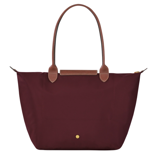 Large Le Pliage Tote, Burgundy
